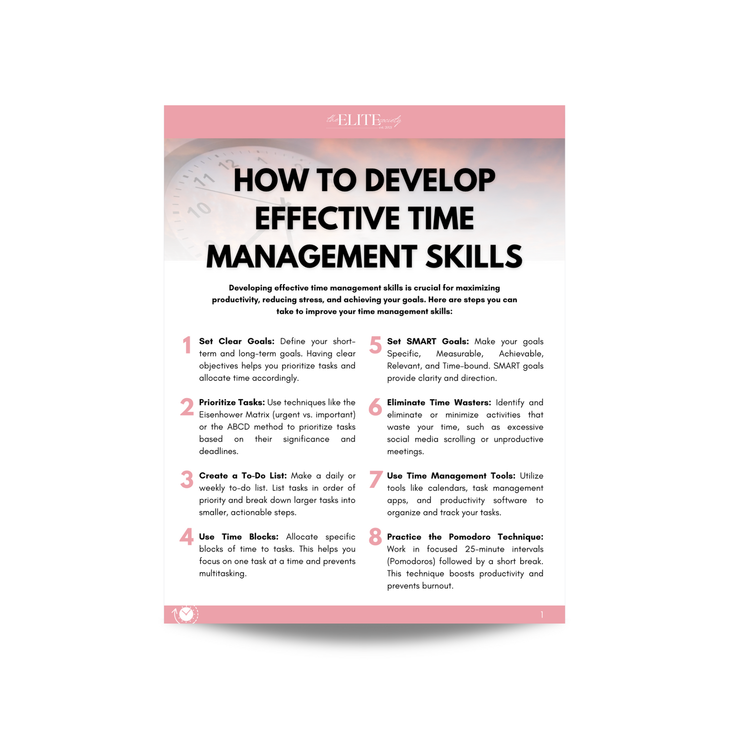 How To Develop Effective Time Management Skills